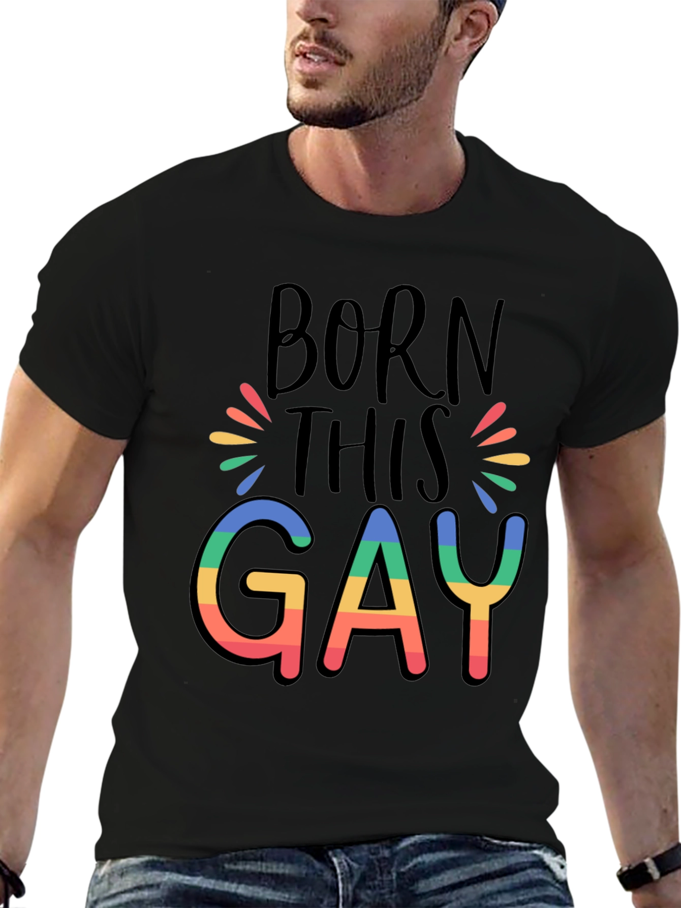 Born This Gay Rainbow Pride T-Shirt