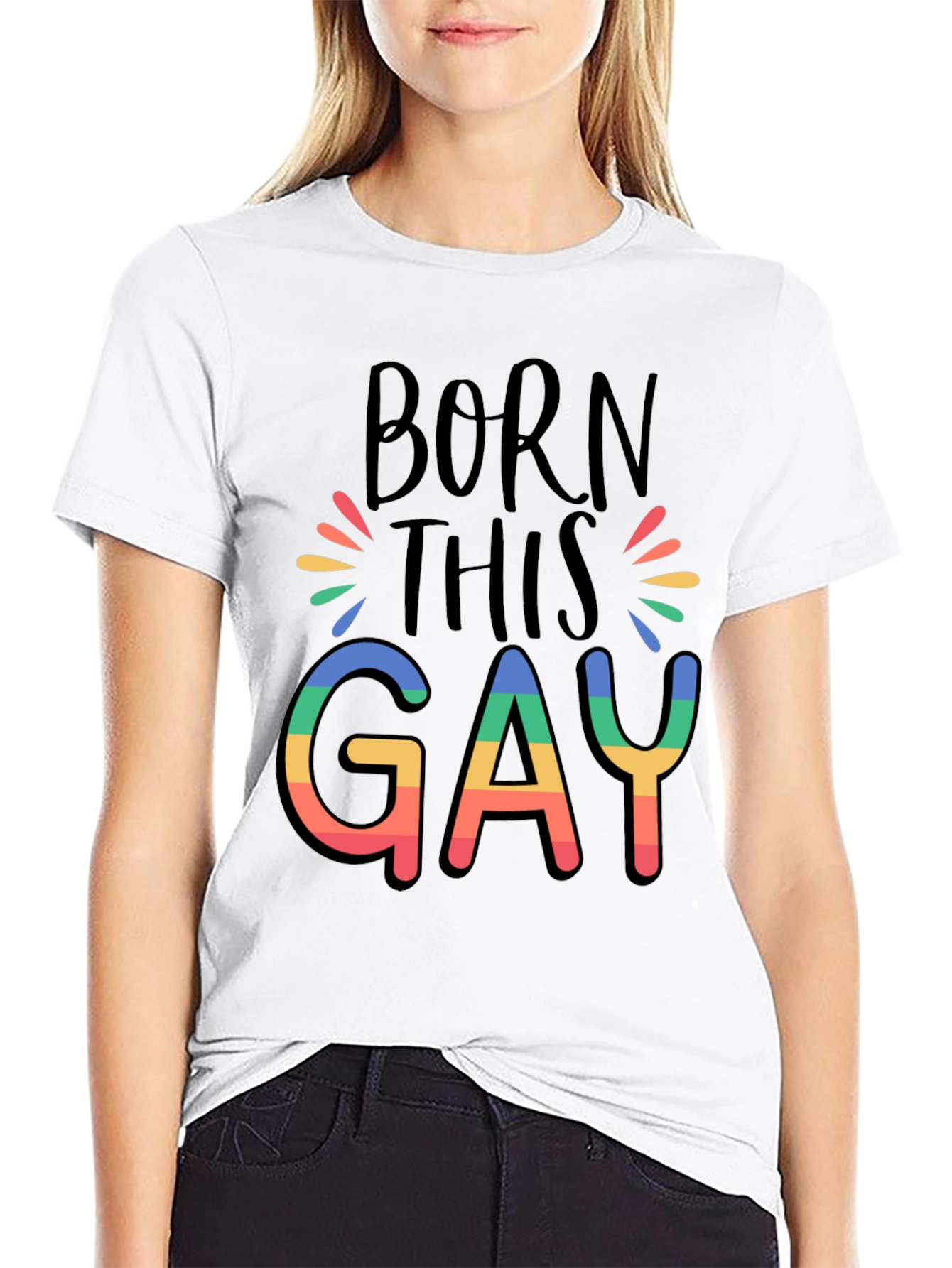 Born This Gay Rainbow Pride T-Shirt