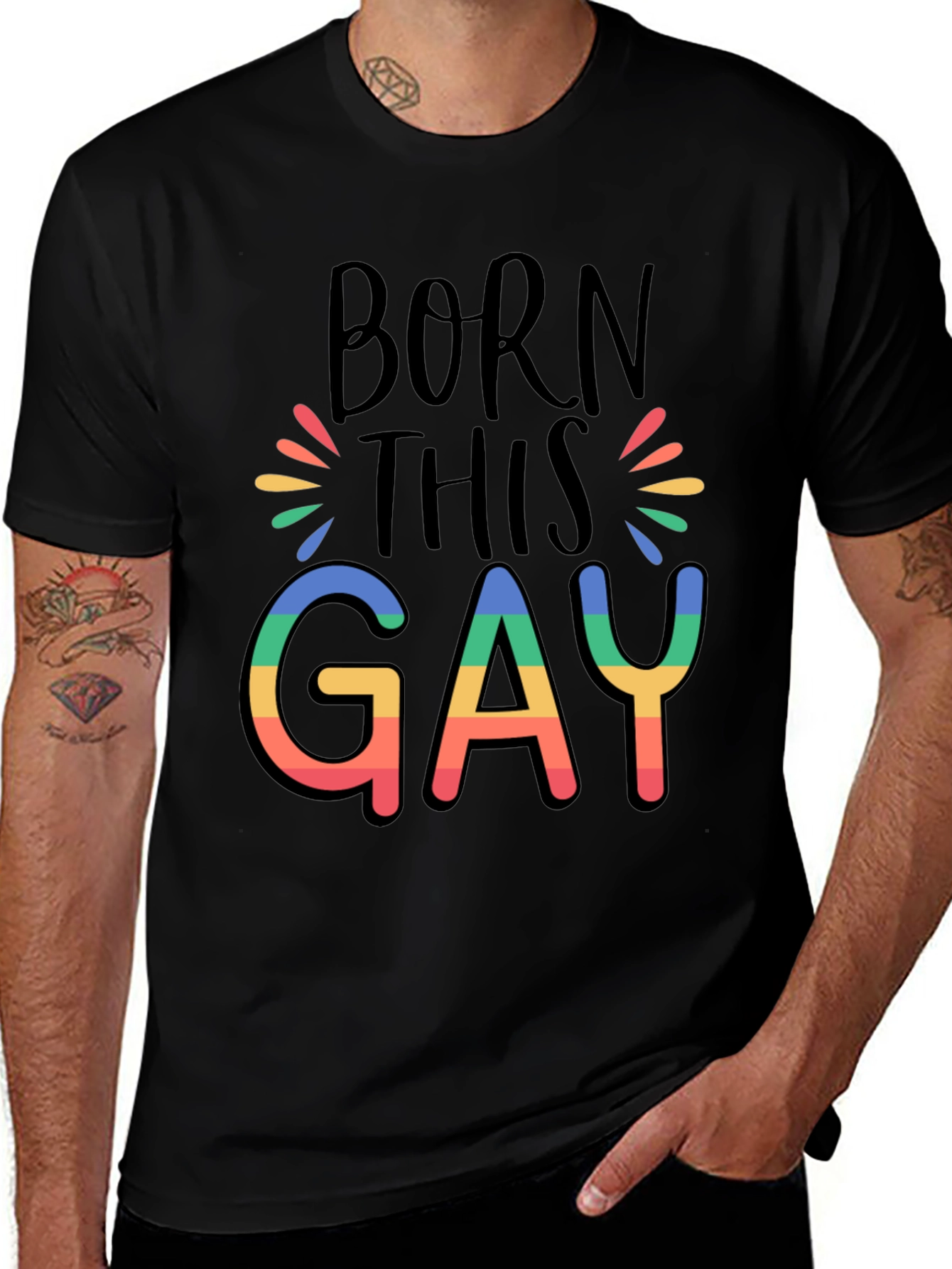 Born This Gay Rainbow Pride T-Shirt