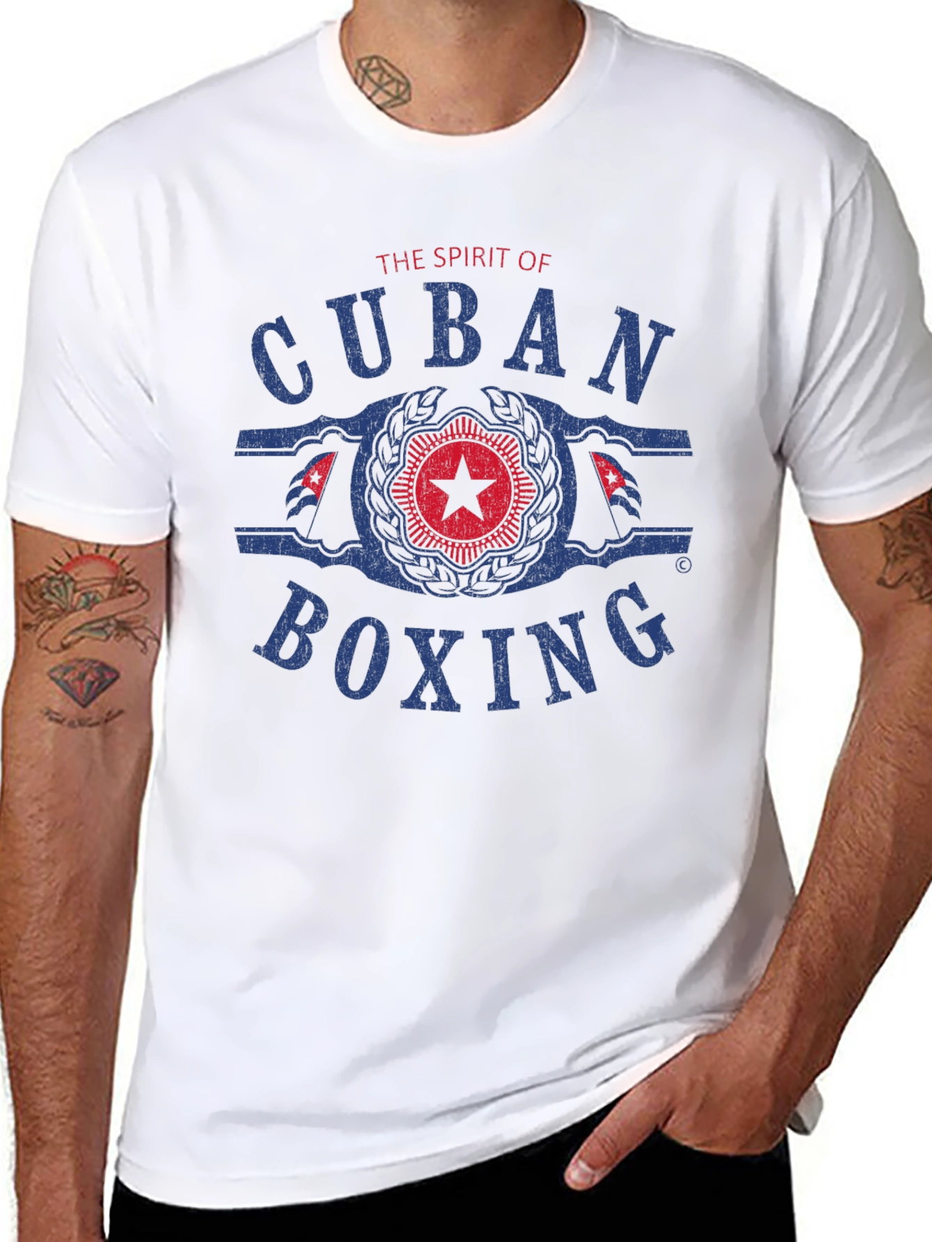 Cuban Boxing Spirit Graphic Tee