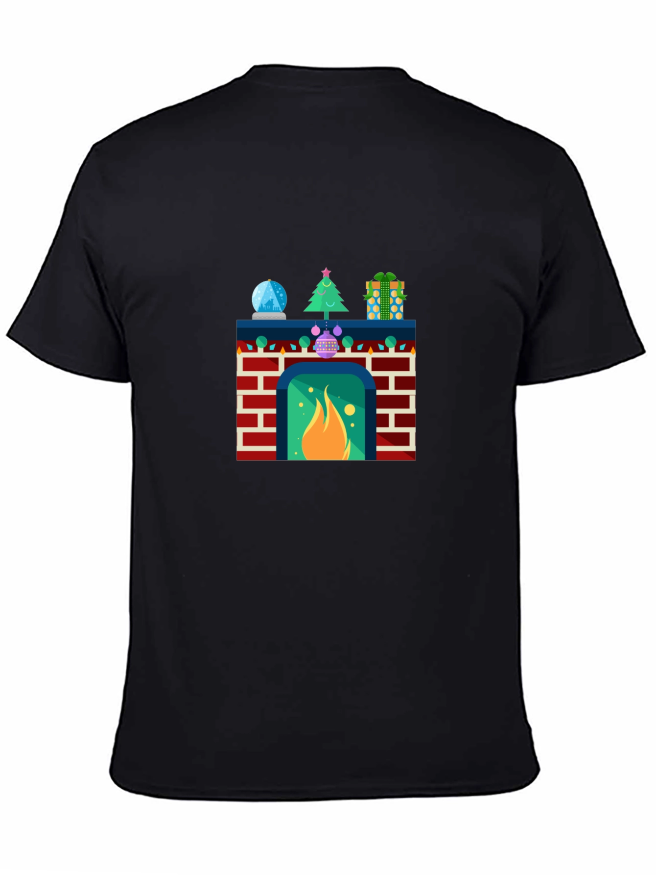 Festive Fireplace T-Shirt