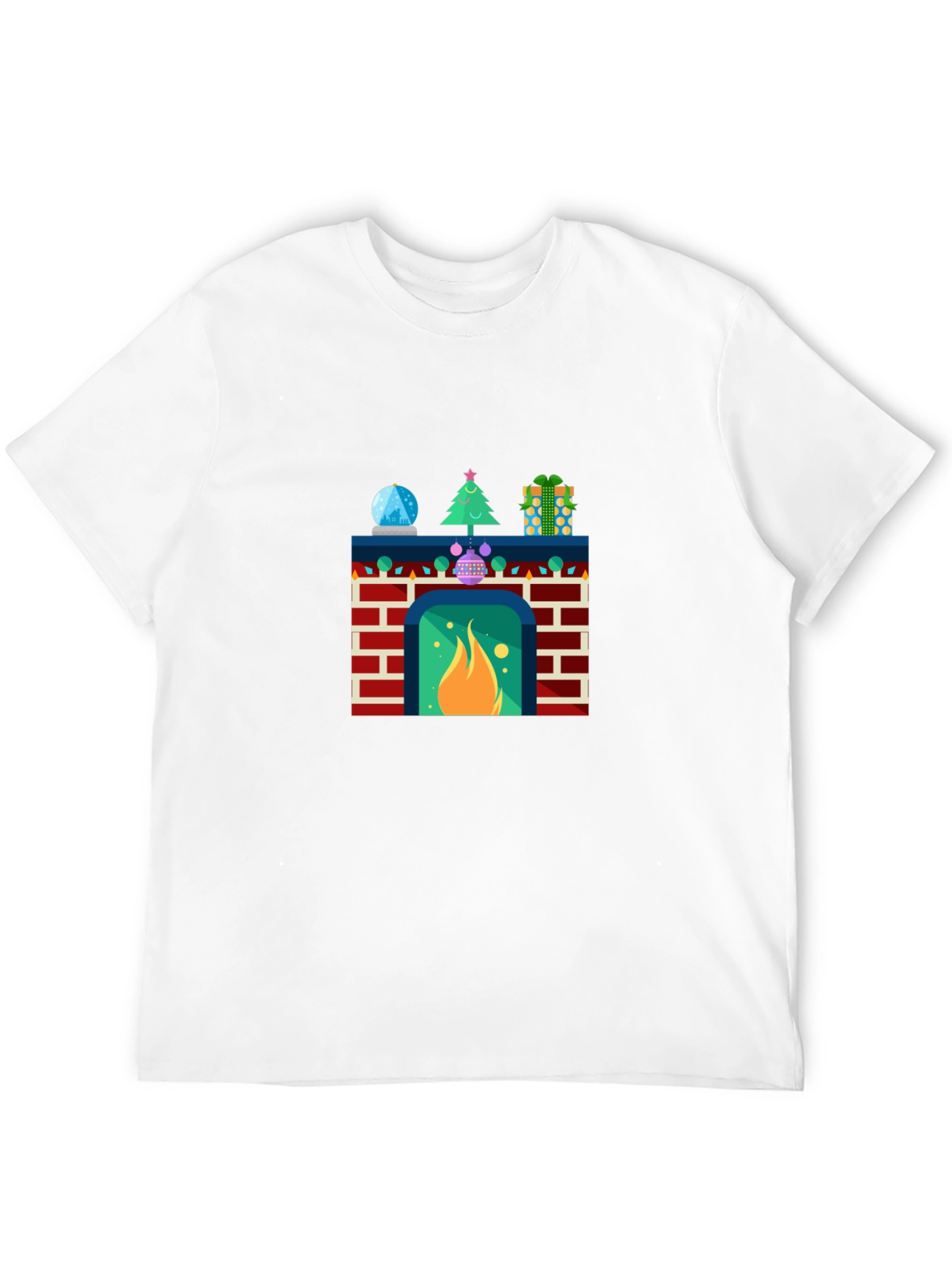 Festive Fireplace T-Shirt