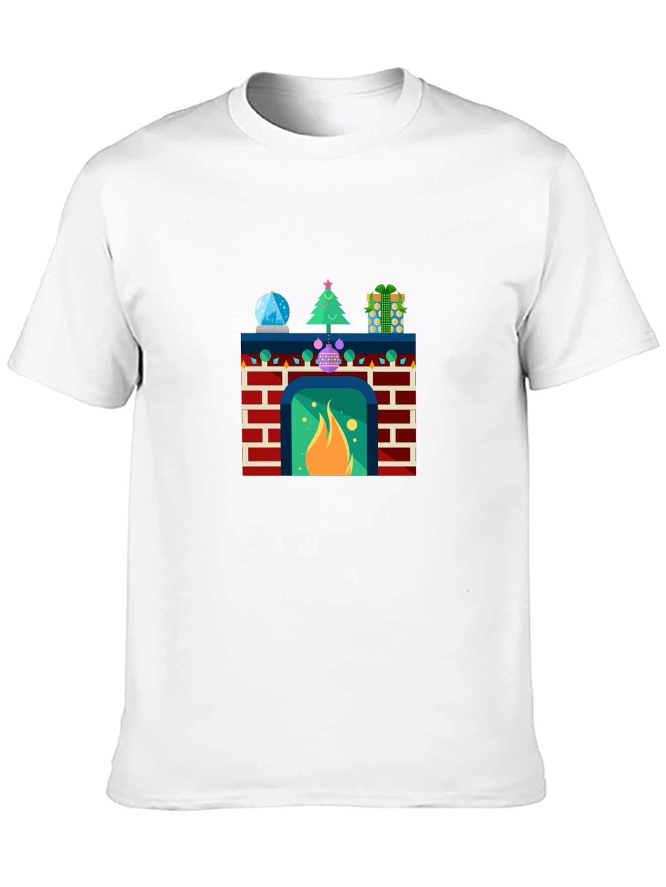 Festive Fireplace T-Shirt