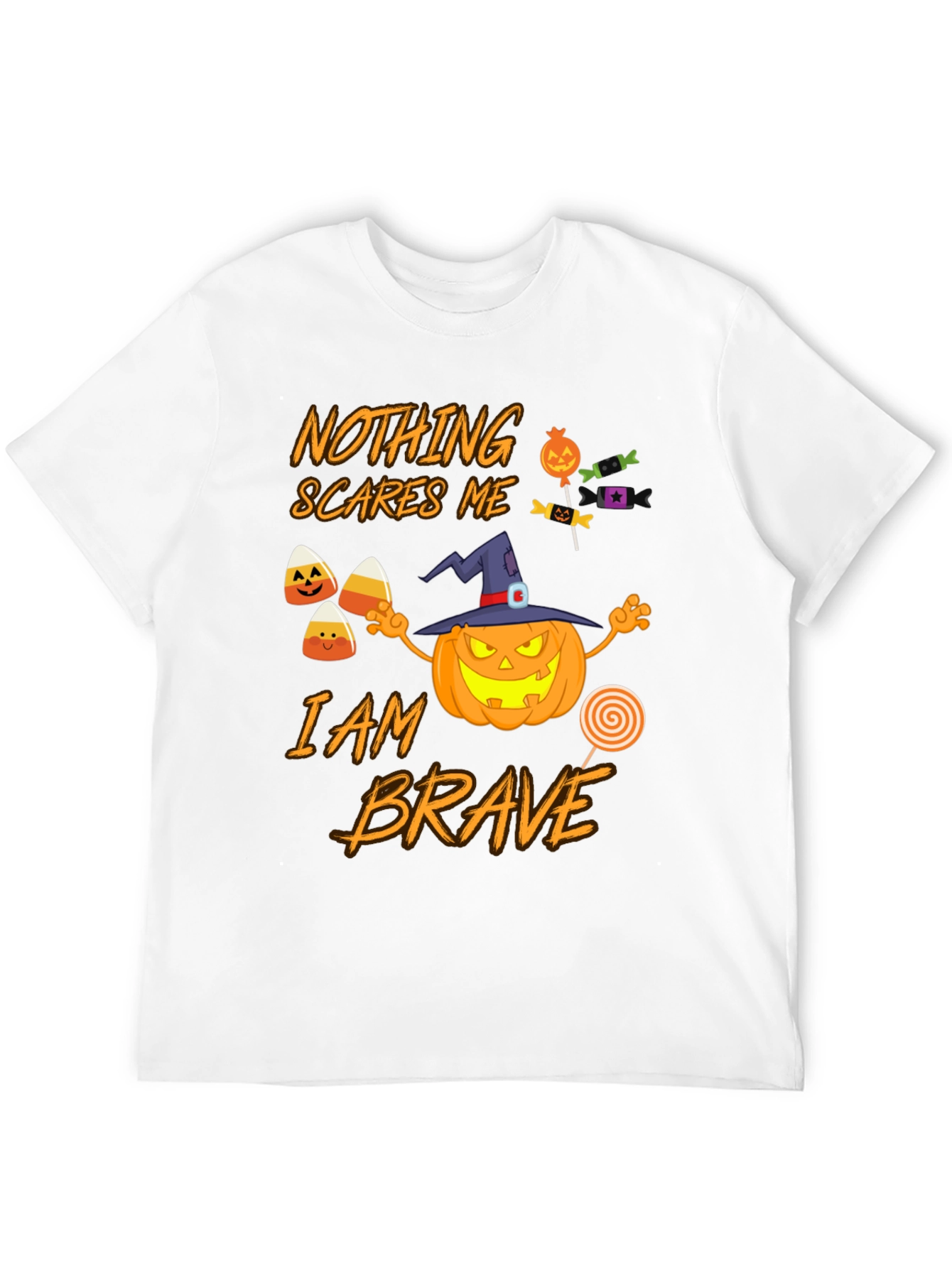 Nothing Scares Me I am Brave Halloween T-Shirt