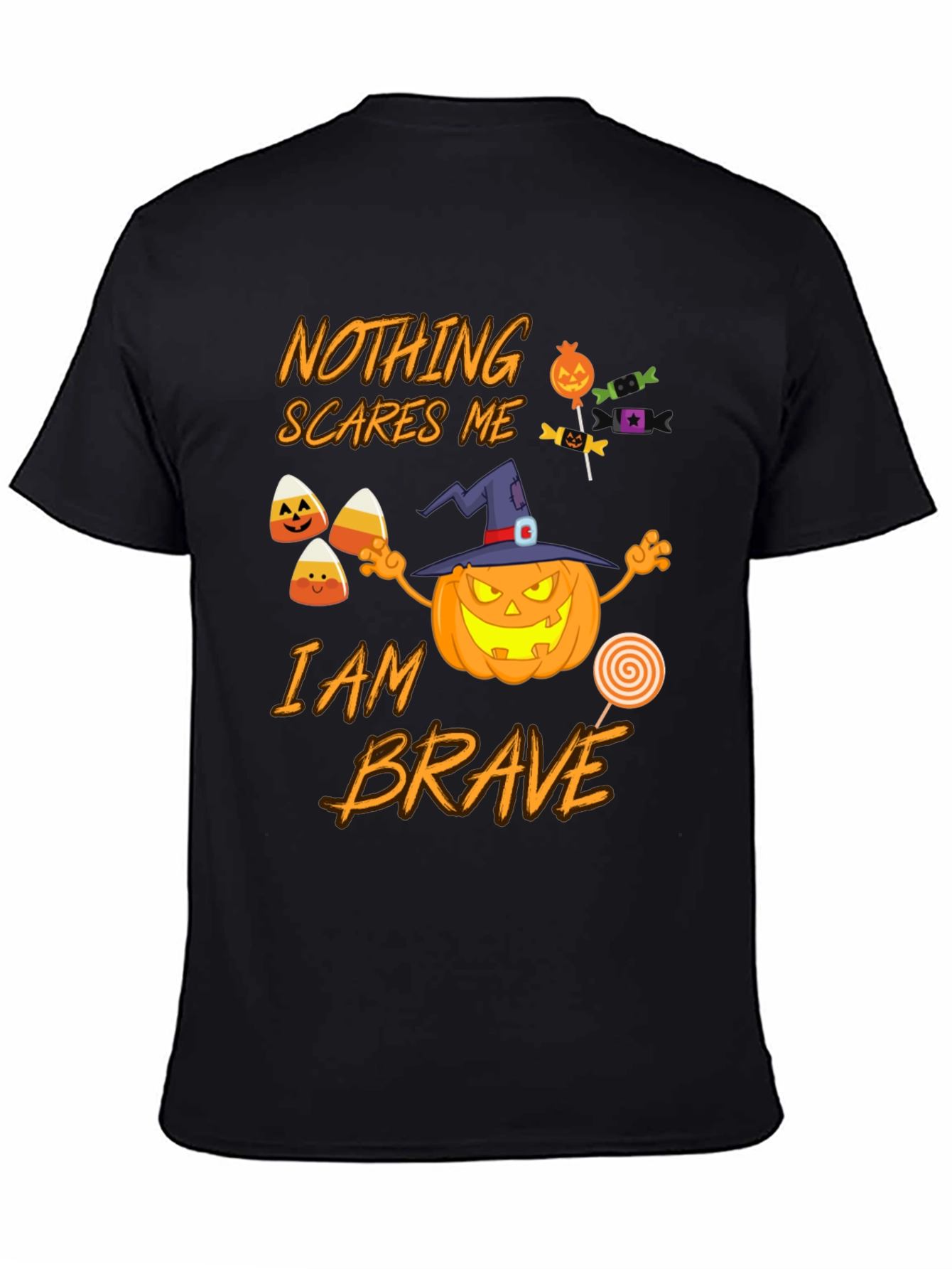 Nothing Scares Me I am Brave Halloween T-Shirt