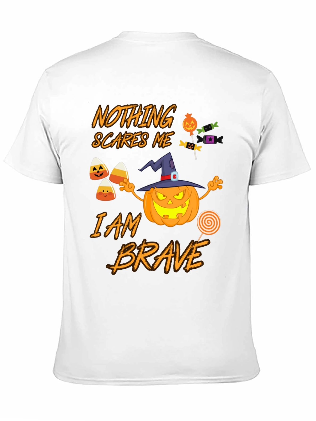 Nothing Scares Me I am Brave Halloween T-Shirt