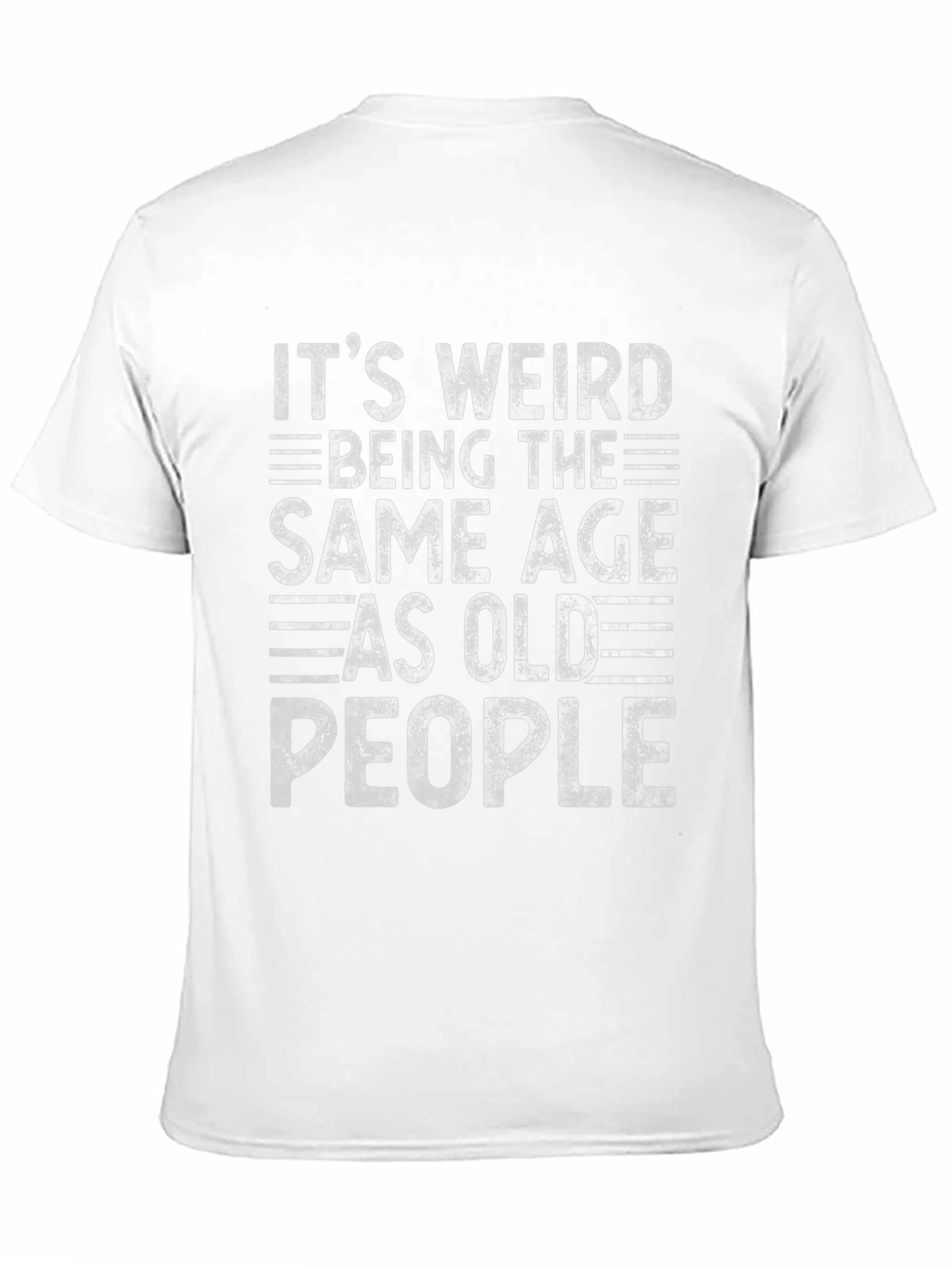 Funny Old People Black Graphic Tee