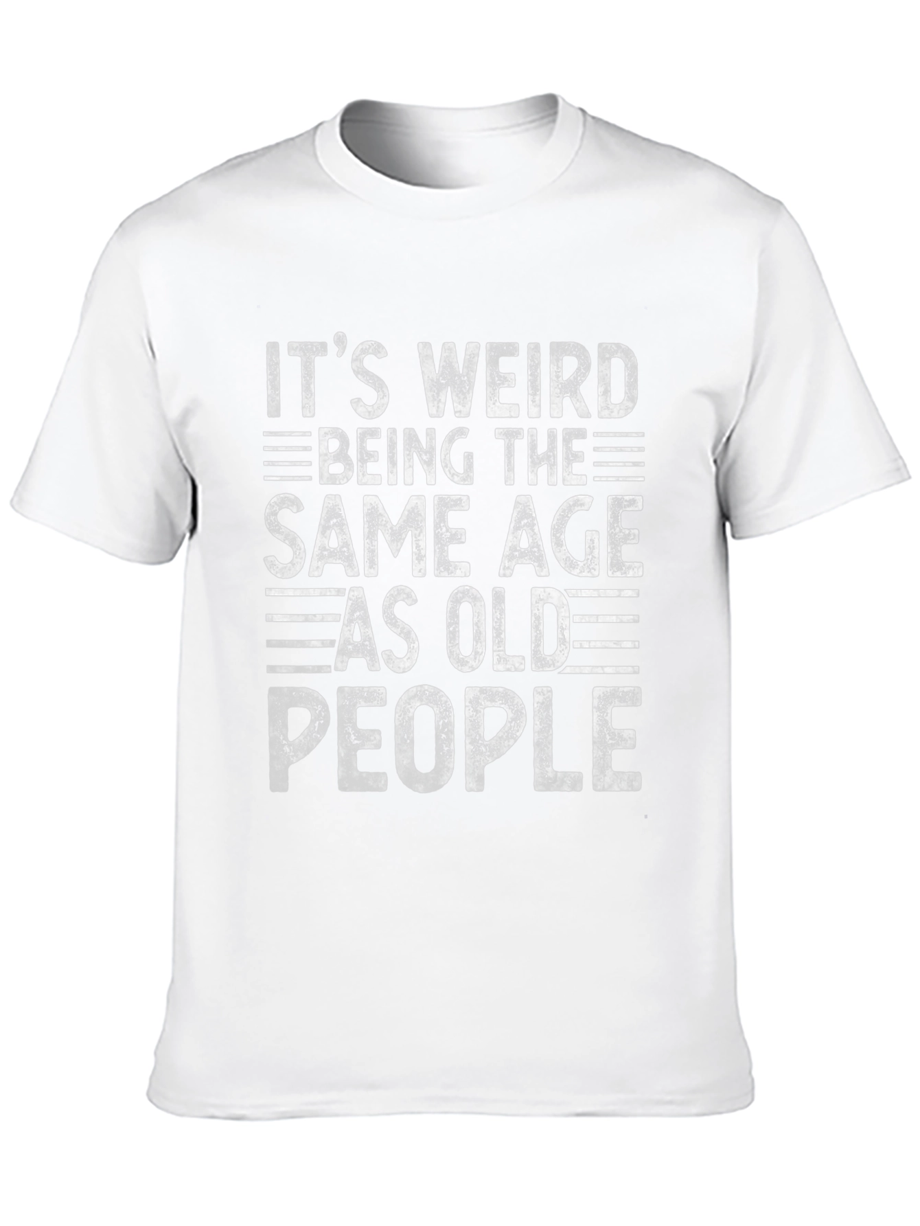 Funny Old People Black Graphic Tee