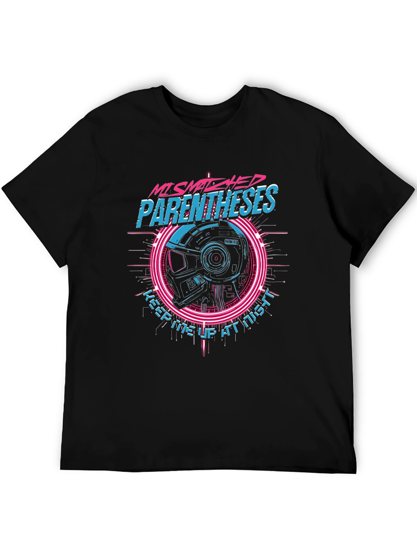 Mismatched Parentheses Graphic T-Shirt