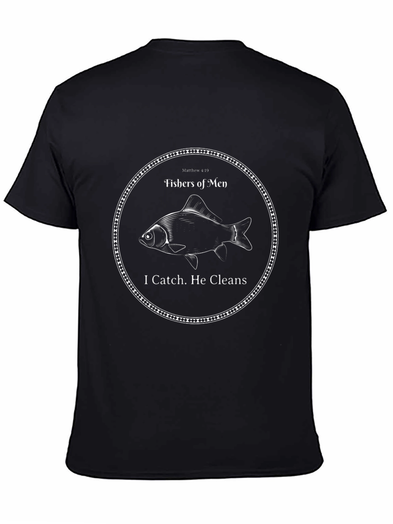 Fishers of Men Black Graphic T-Shirt