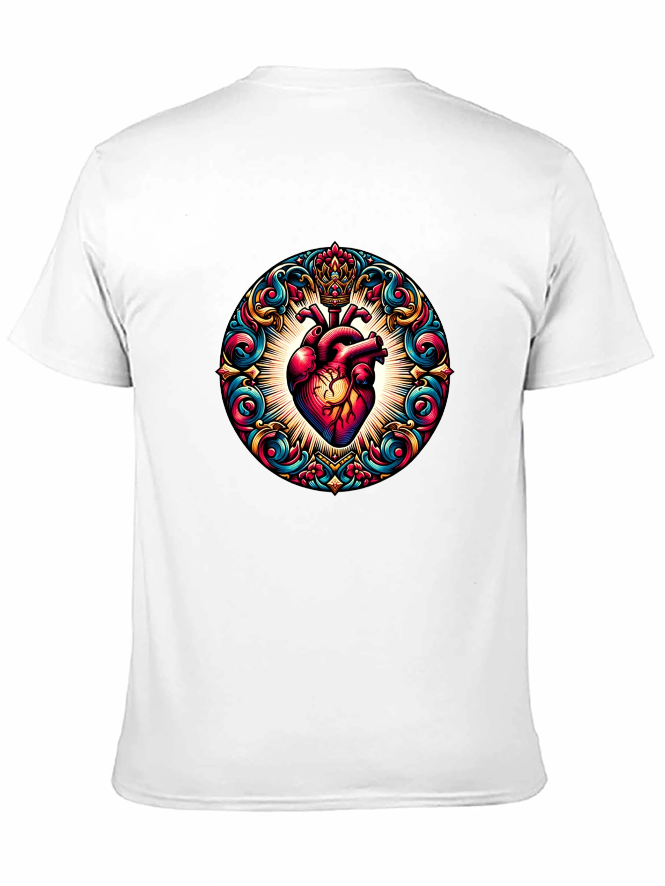 Ornate Heart Graphic T-Shirt