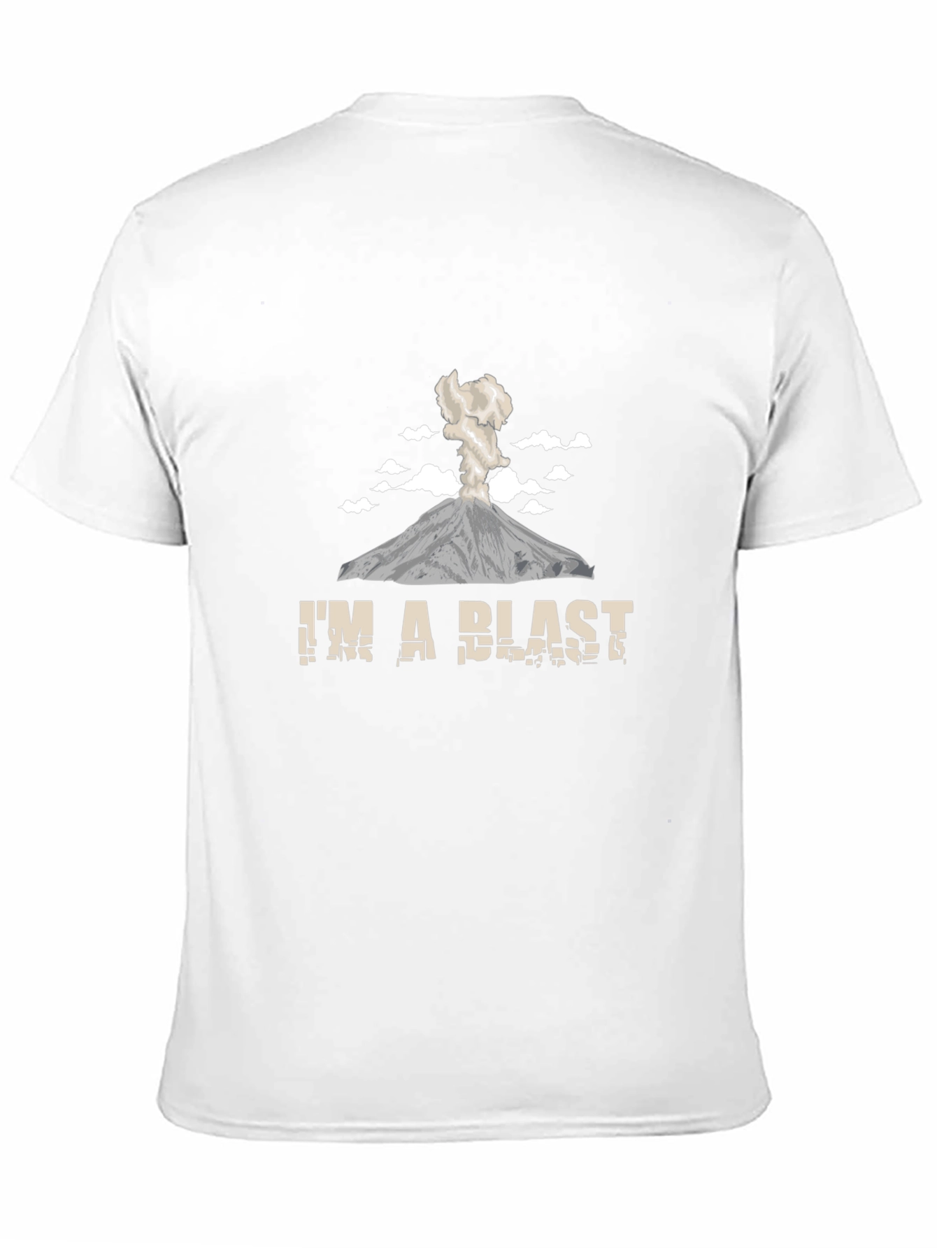 Im A Blast Volcano Graphic Tee Shirt