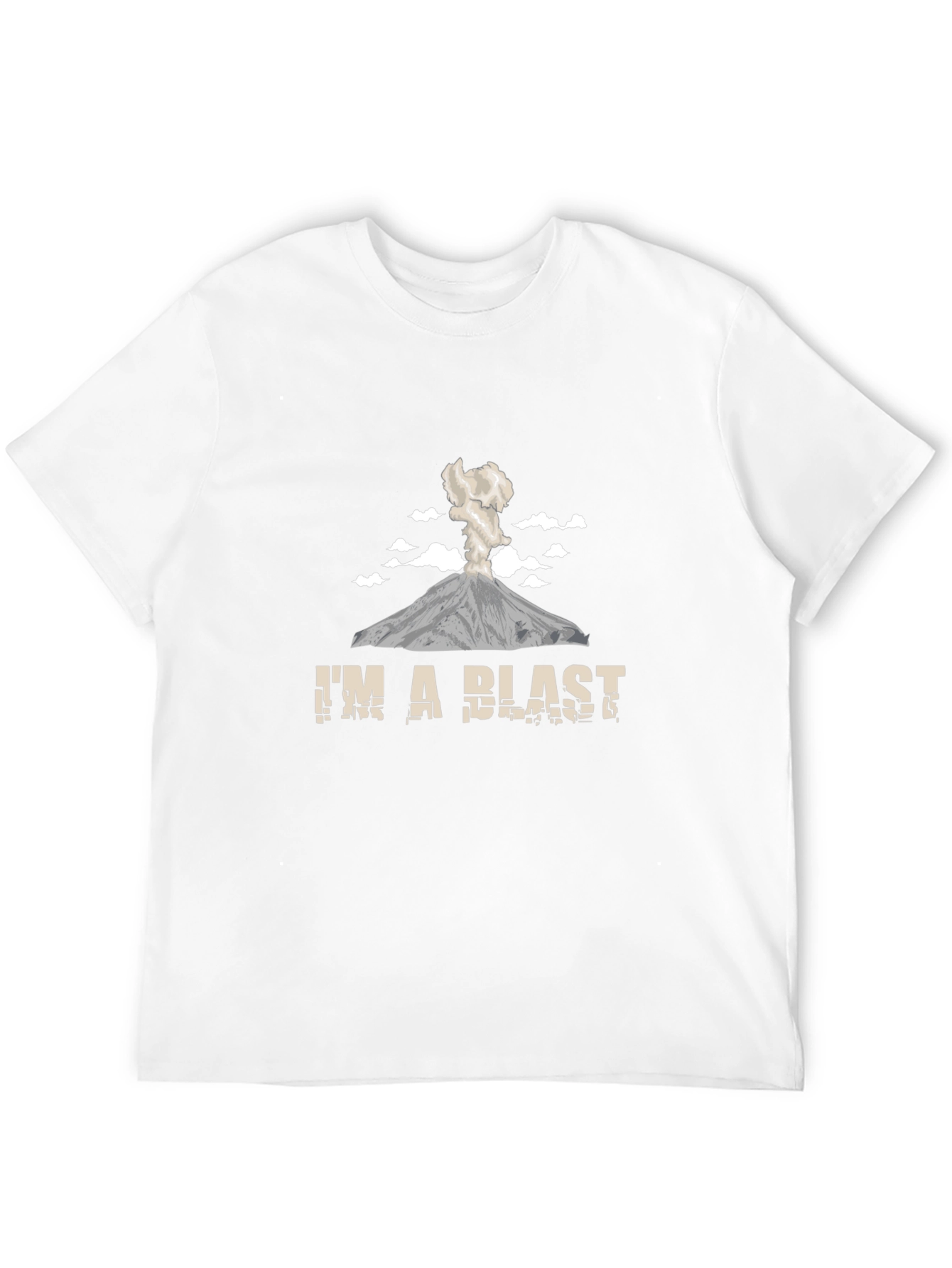 Im A Blast Volcano Graphic Tee Shirt