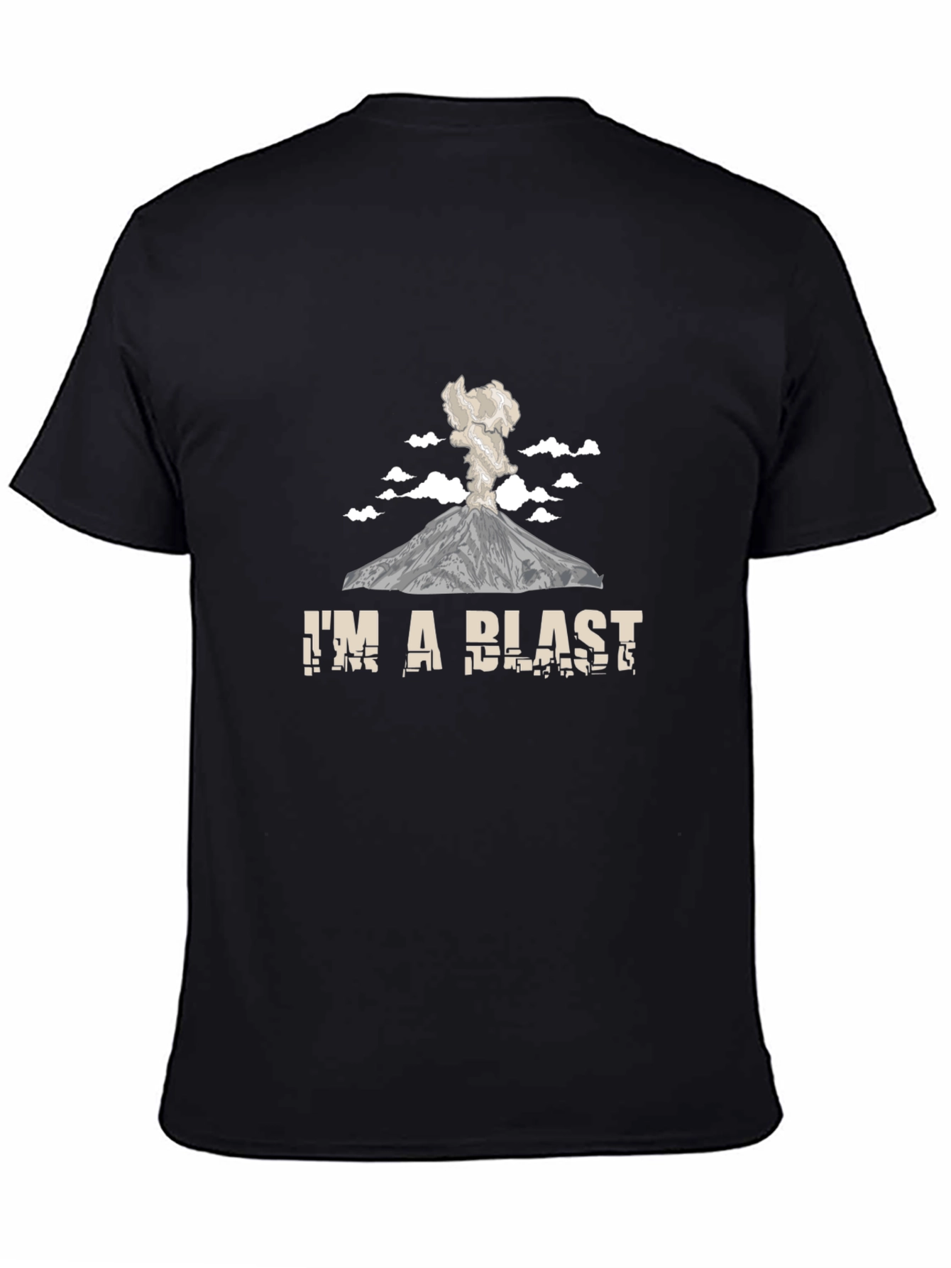 Im A Blast Volcano Graphic Tee Shirt