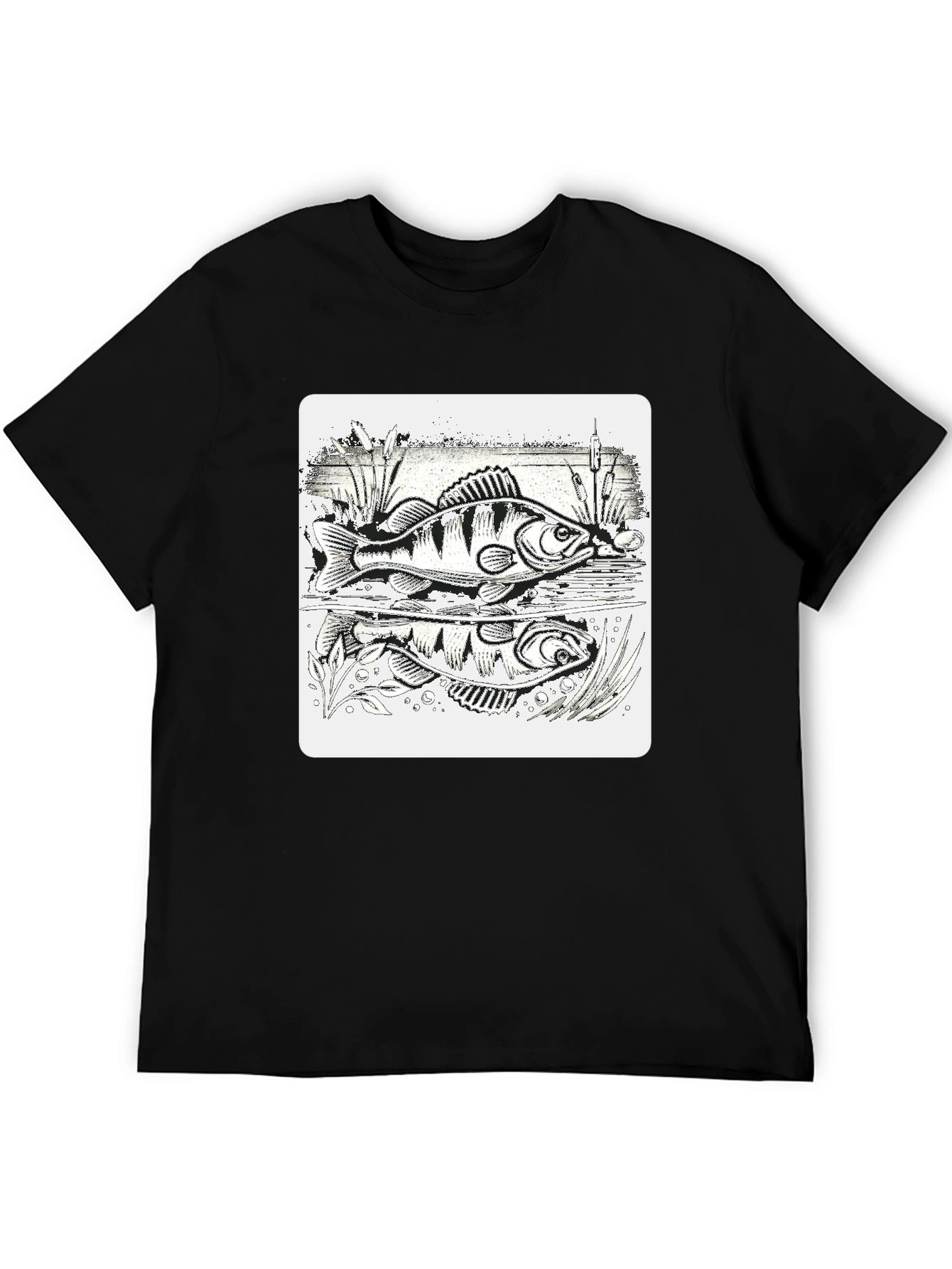 Fishing Perch Graphic Tee