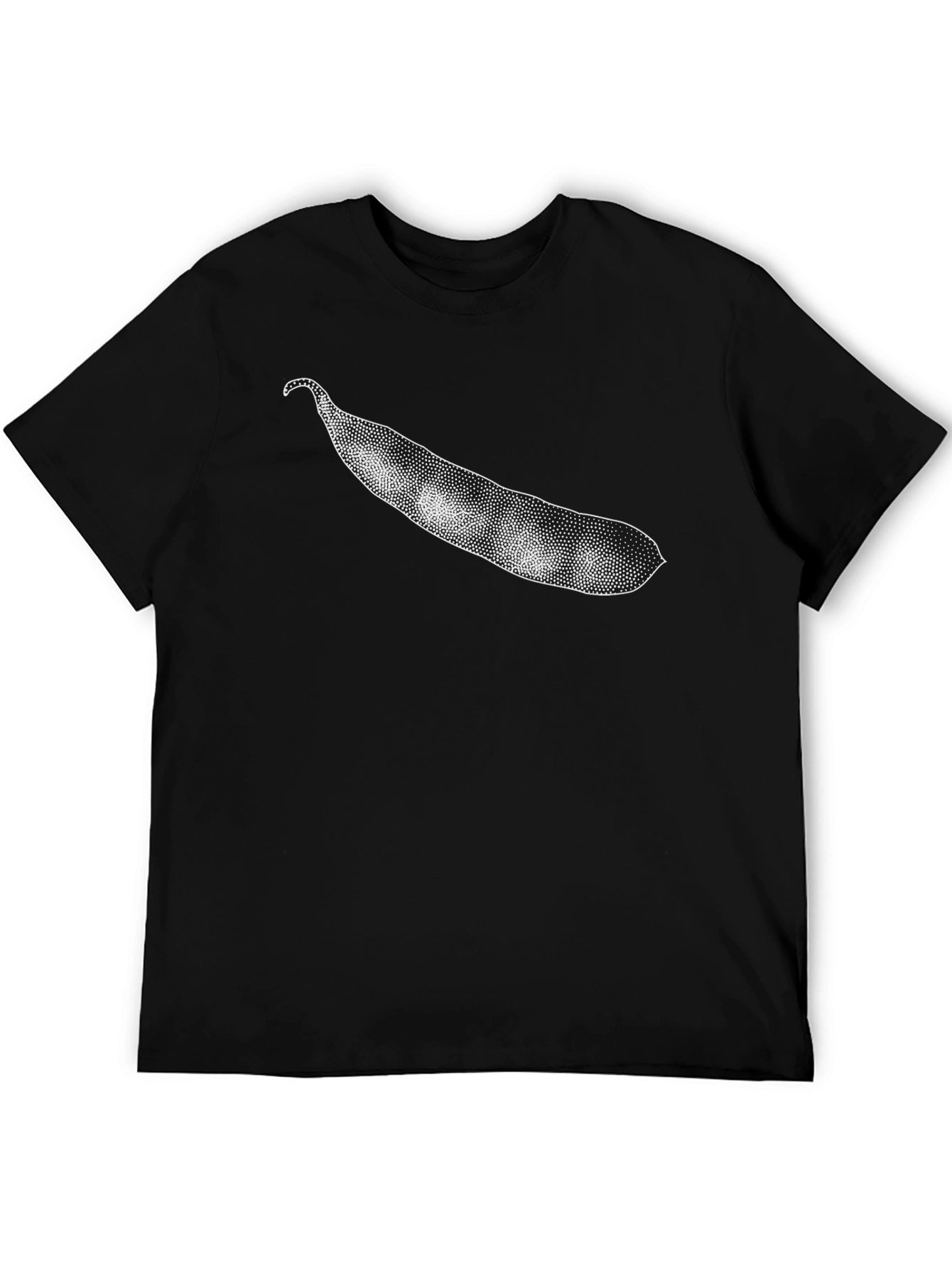 Abstract Bean Pod Graphic T-Shirt