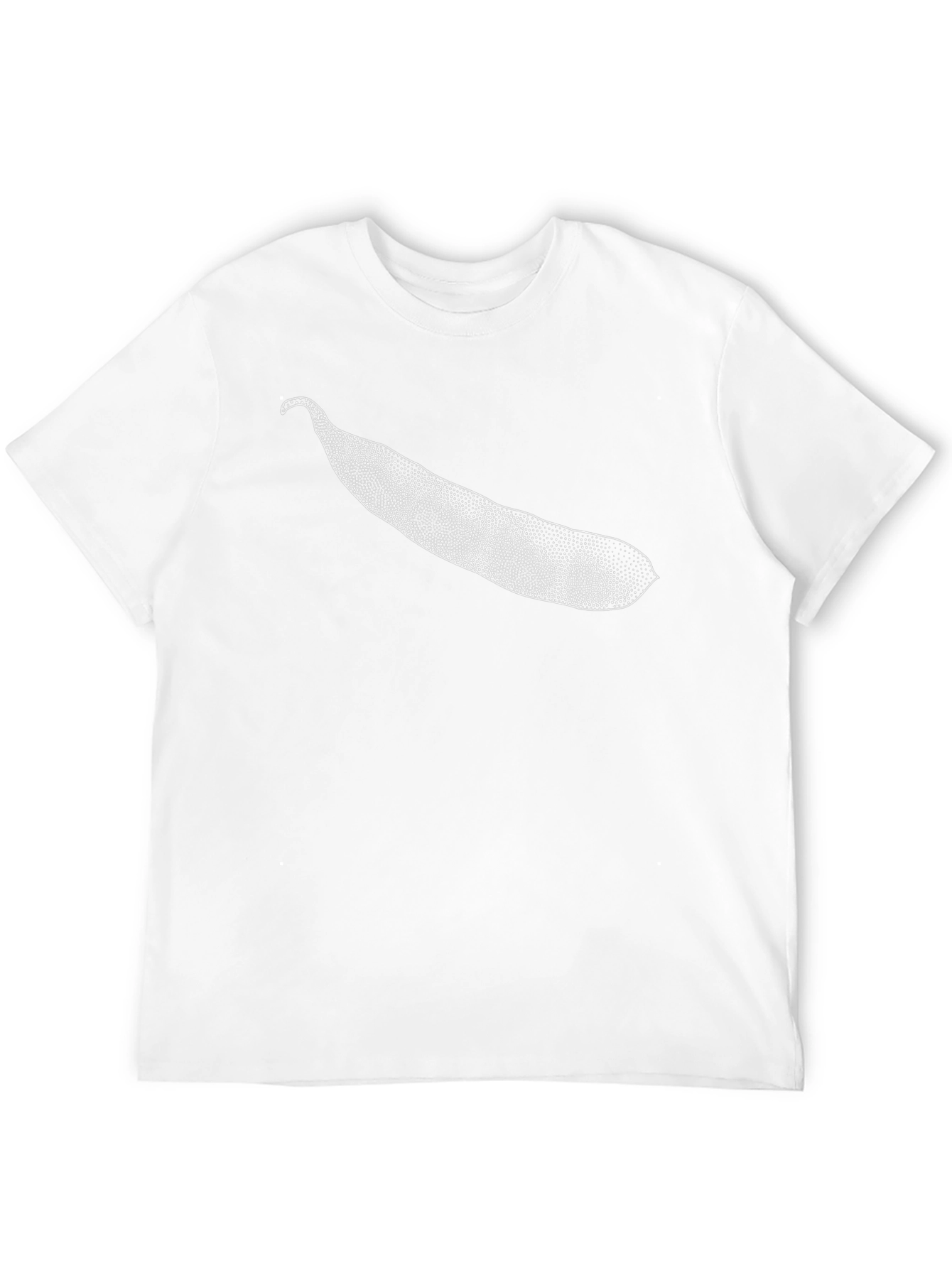 Abstract Bean Pod Graphic T-Shirt