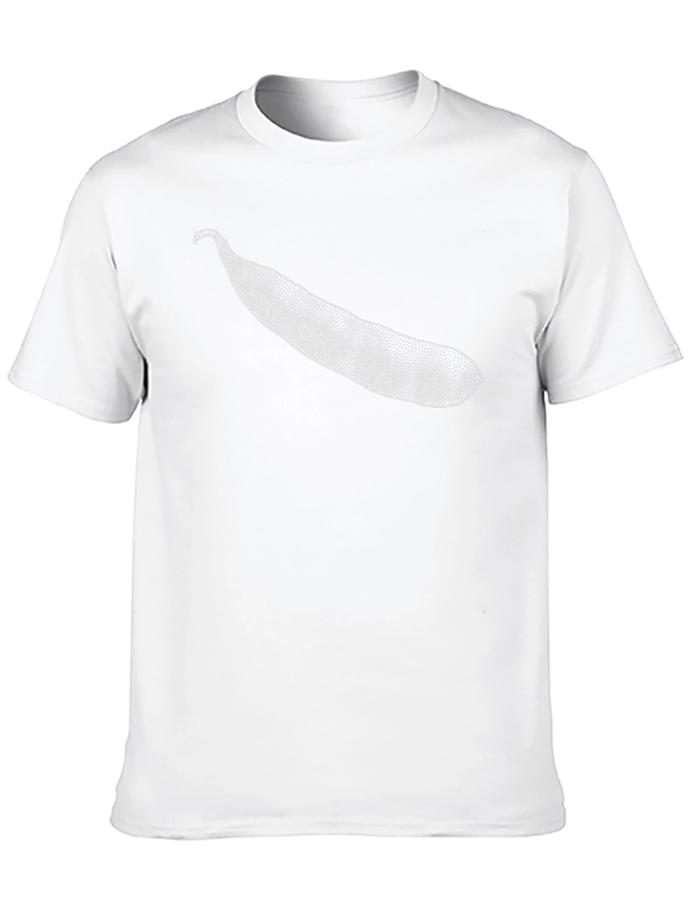 Abstract Bean Pod Graphic T-Shirt
