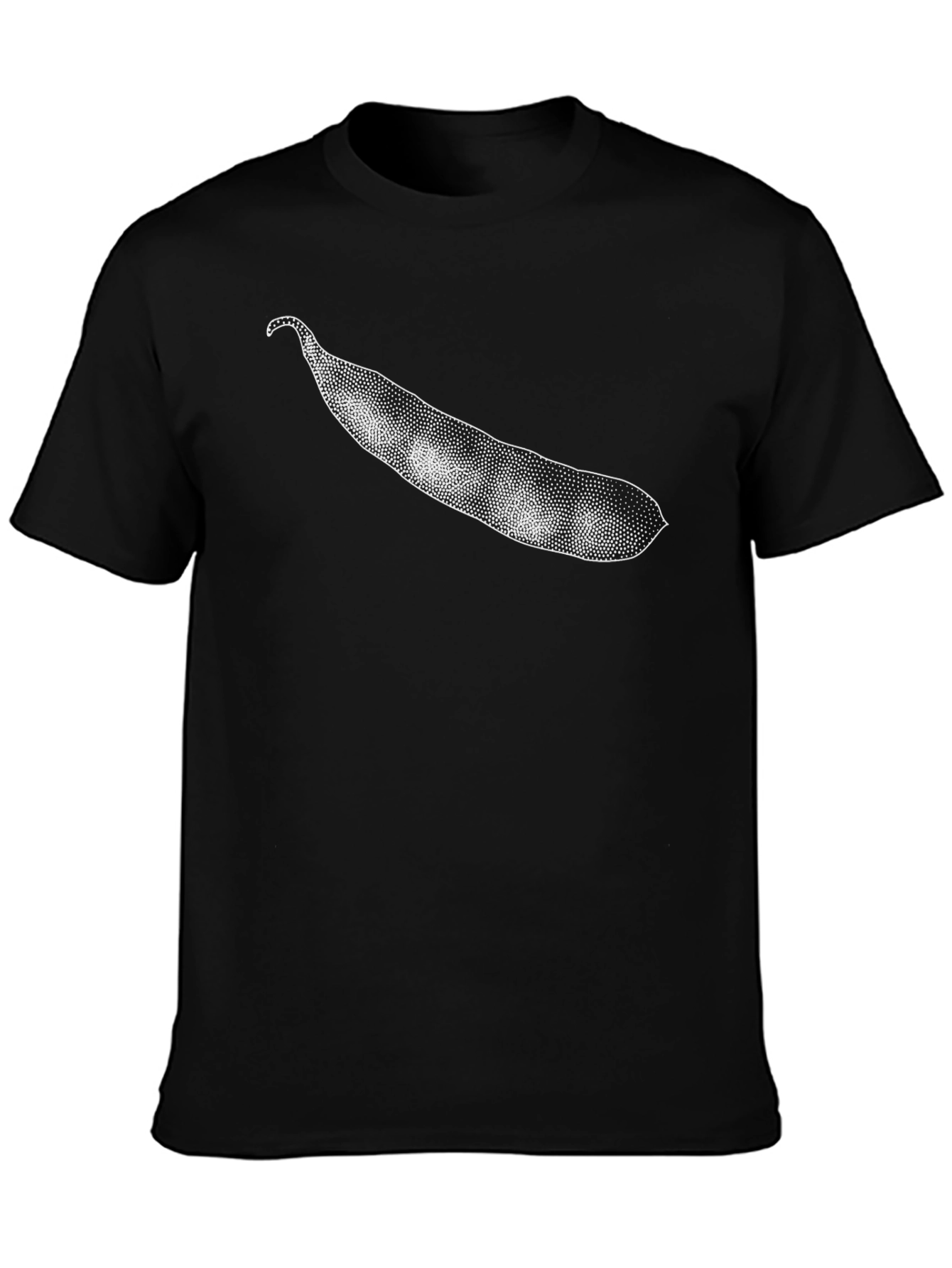 Abstract Bean Pod Graphic T-Shirt
