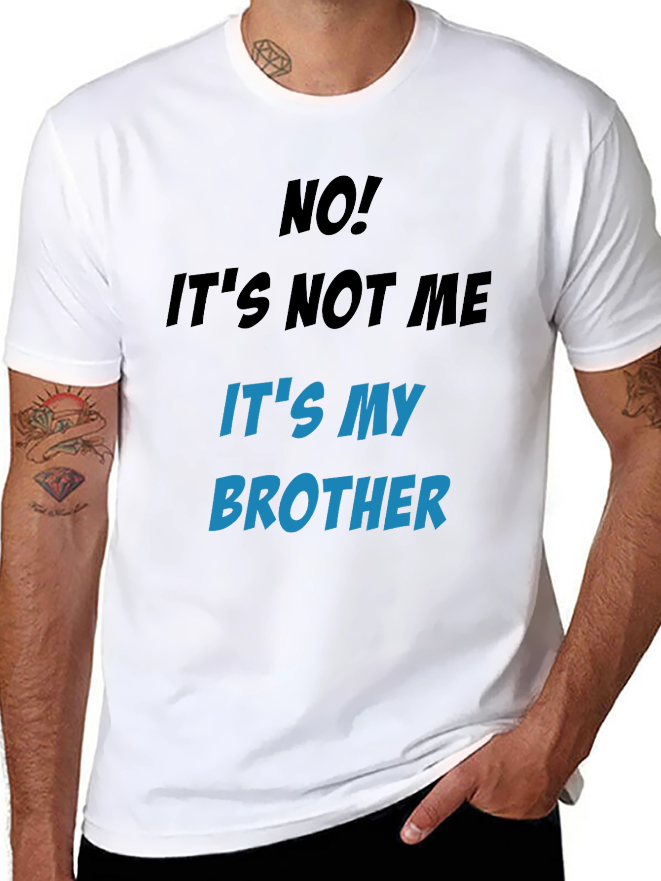 Funny Its My Brother Graphic Tee
