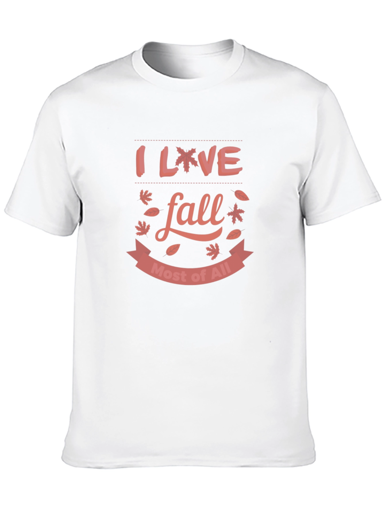 I Love Fall T-Shirt - Autumn Design