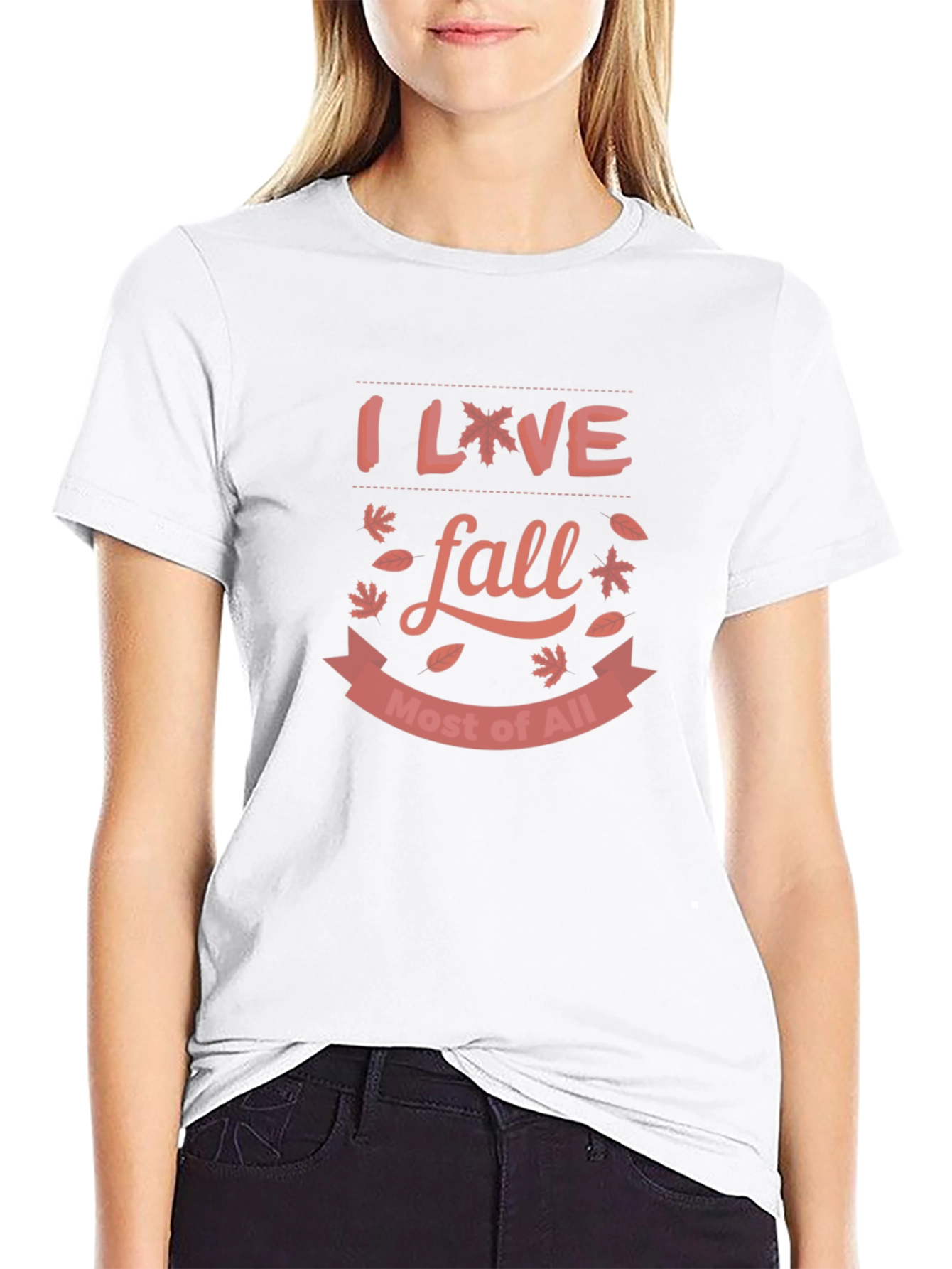 I Love Fall T-Shirt - Autumn Design