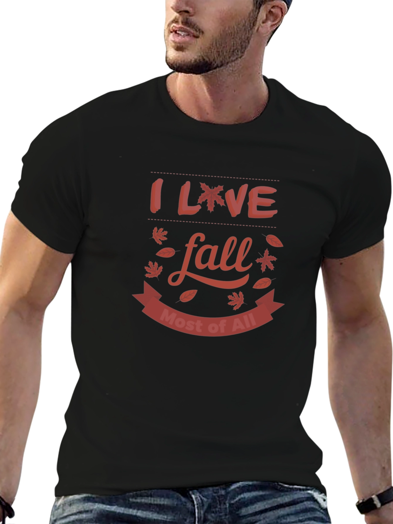 I Love Fall T-Shirt - Autumn Design