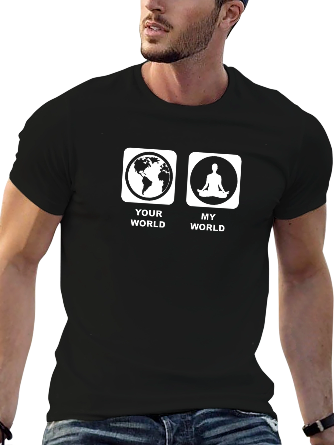 Your World vs. My World Meditation T-Shirt