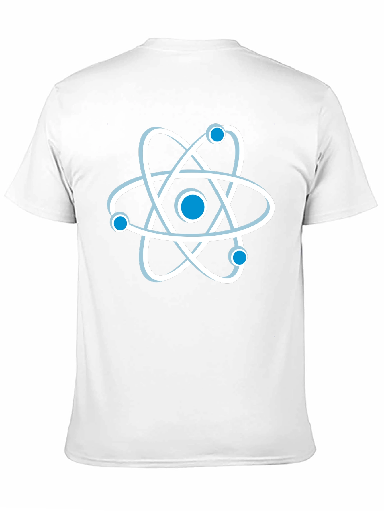 Atom Graphic Print Black T-Shirt