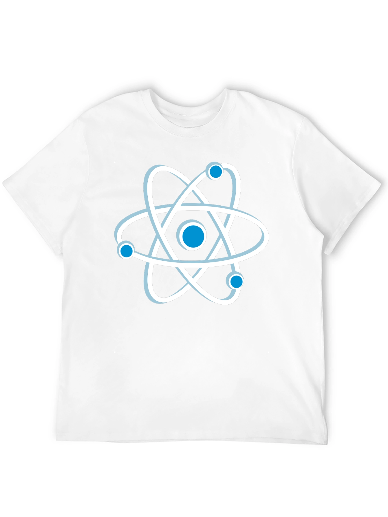 Atom Graphic Print Black T-Shirt