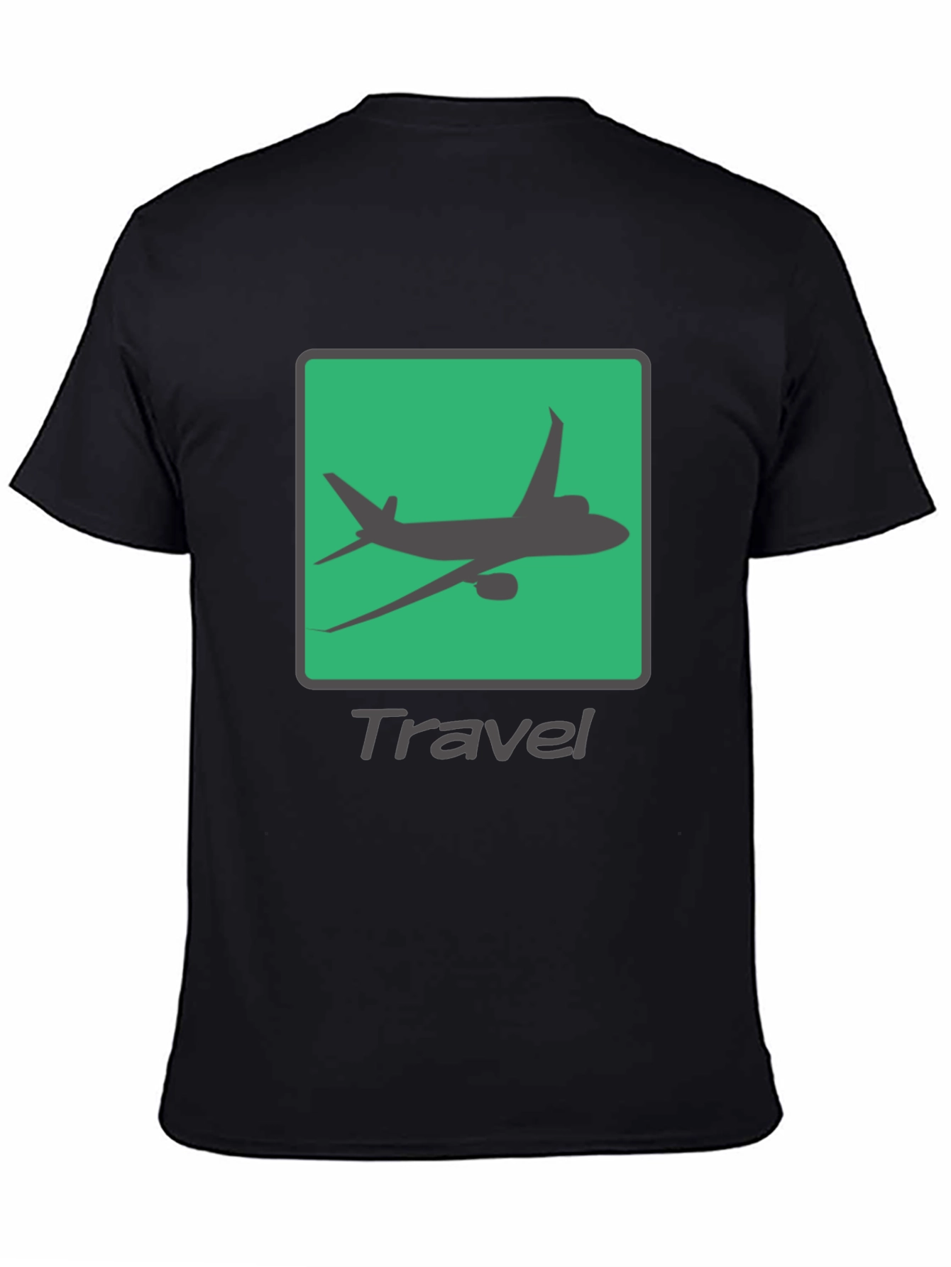 Travel Mode Graphic Tee - Airplane Design