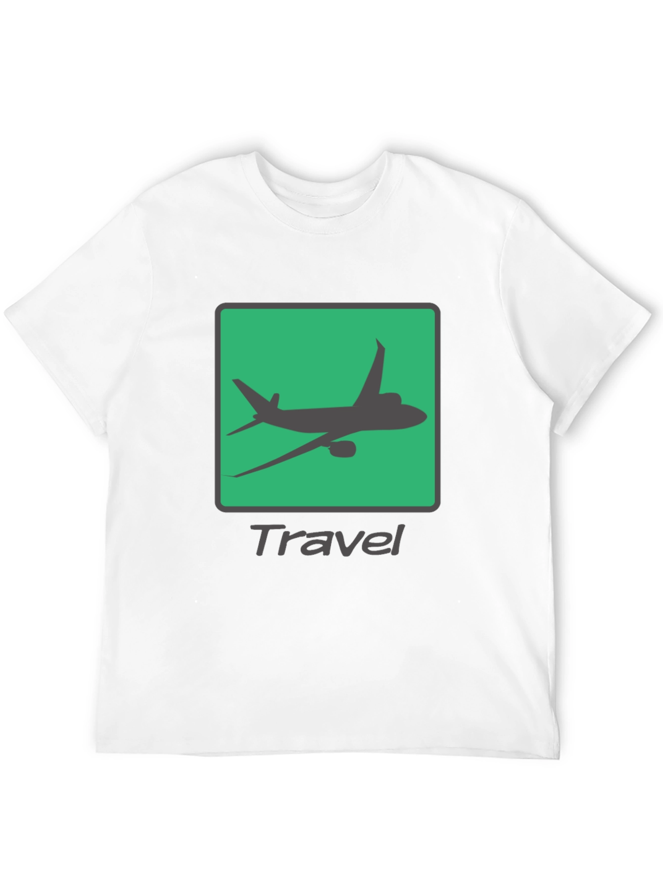Travel Mode Graphic Tee - Airplane Design