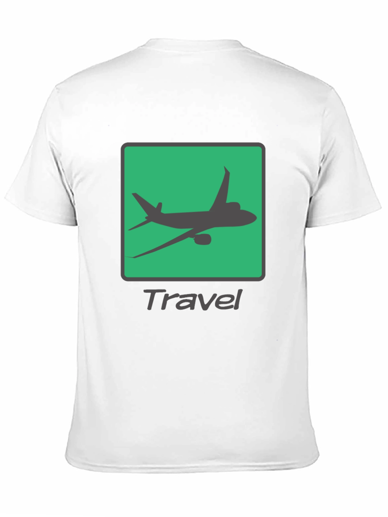 Travel Mode Graphic Tee - Airplane Design