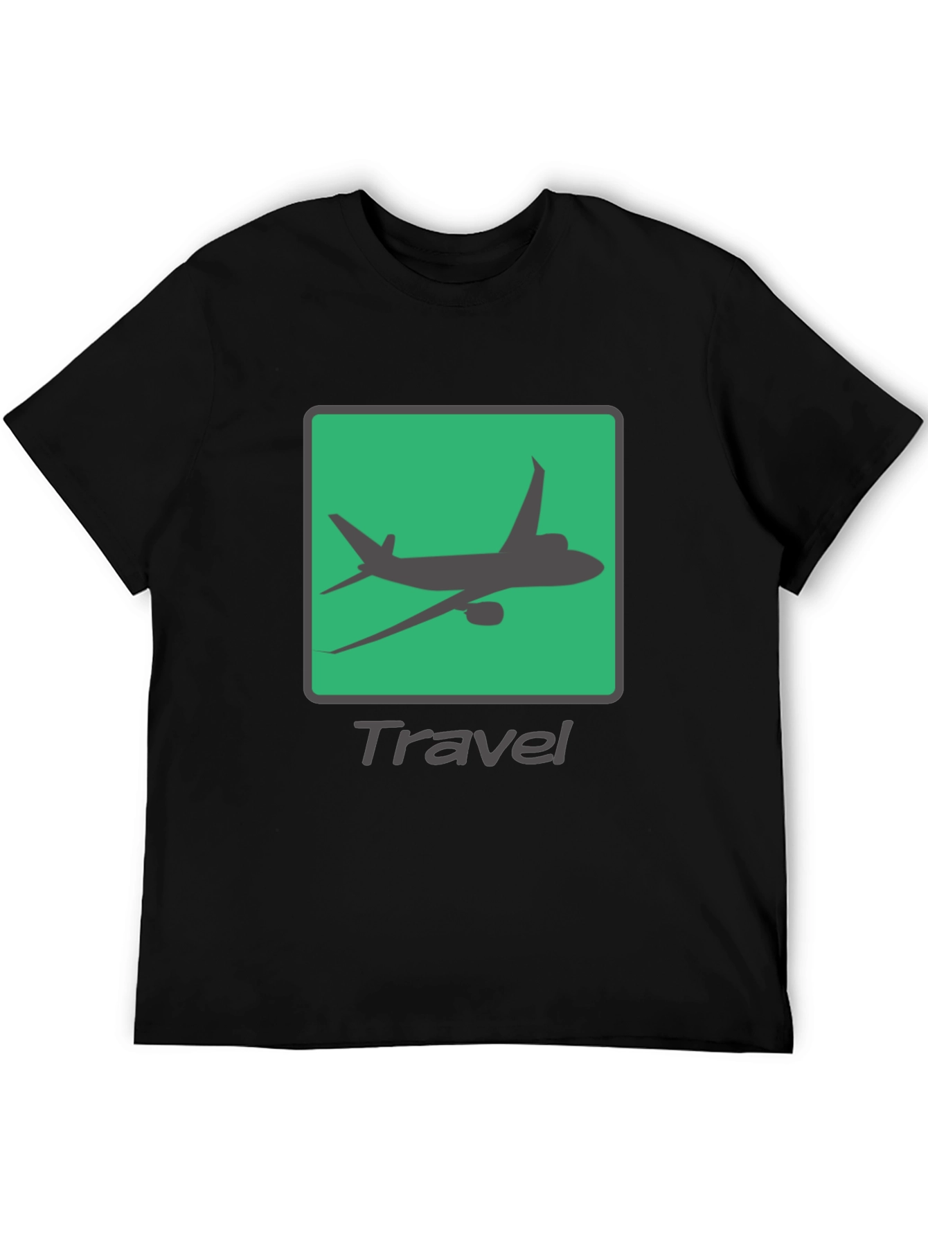 Travel Mode Graphic Tee - Airplane Design