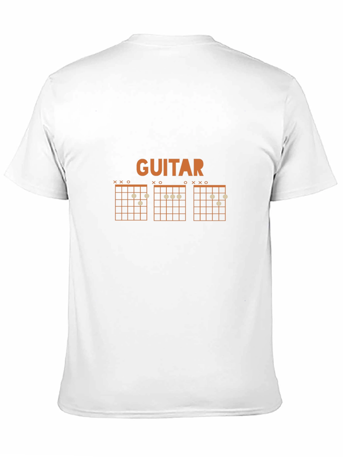 Guitar Chord Chart Black T-Shirt