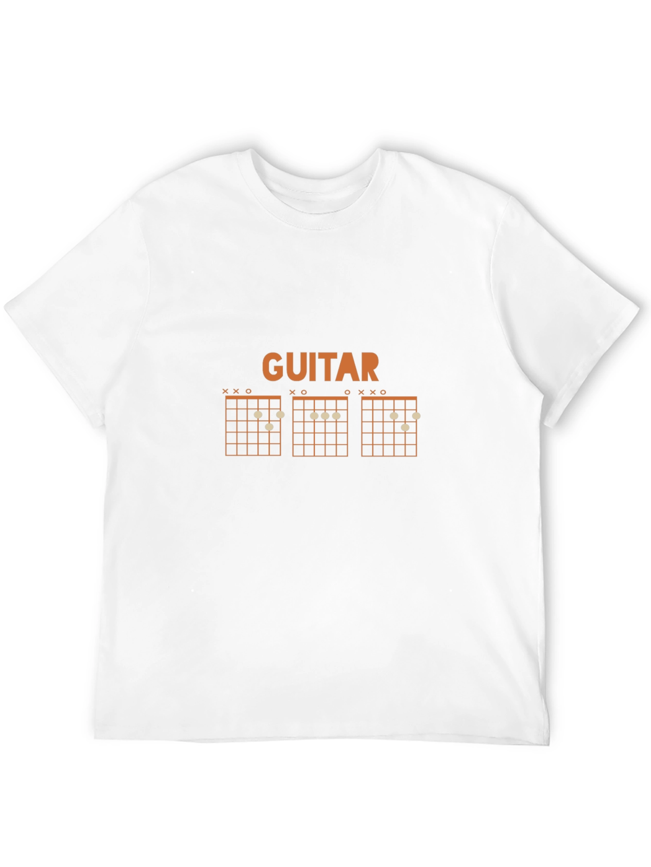 Guitar Chord Chart Black T-Shirt