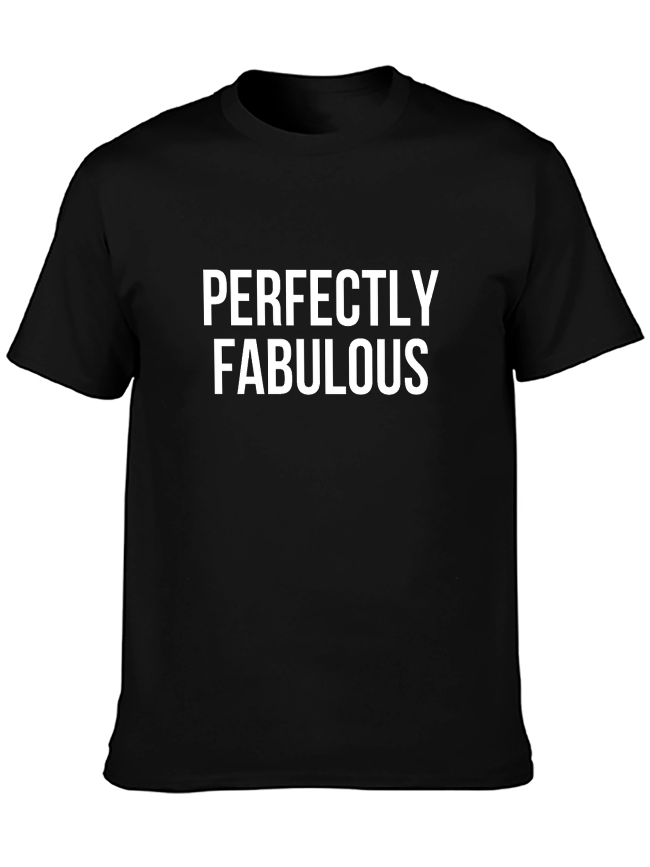 Perfectly Fabulous Graphic Tee - Mens Black T-Shirt