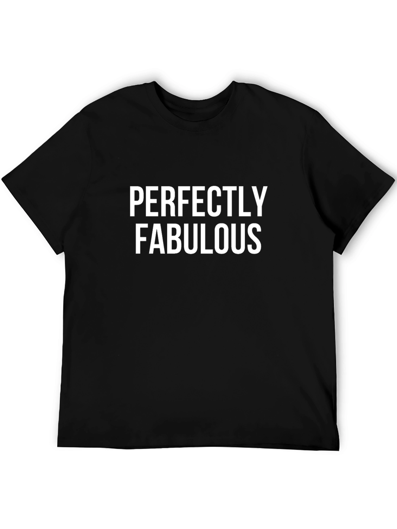 Perfectly Fabulous Graphic Tee - Mens Black T-Shirt