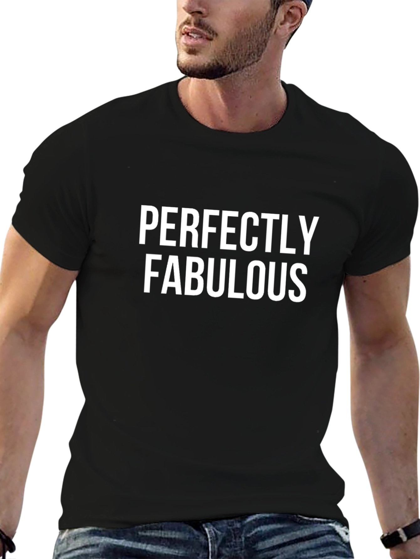 Perfectly Fabulous Graphic Tee - Mens Black T-Shirt