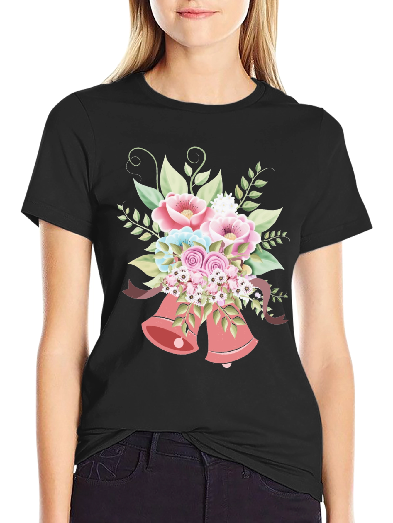Floral Bells Graphic Tee
