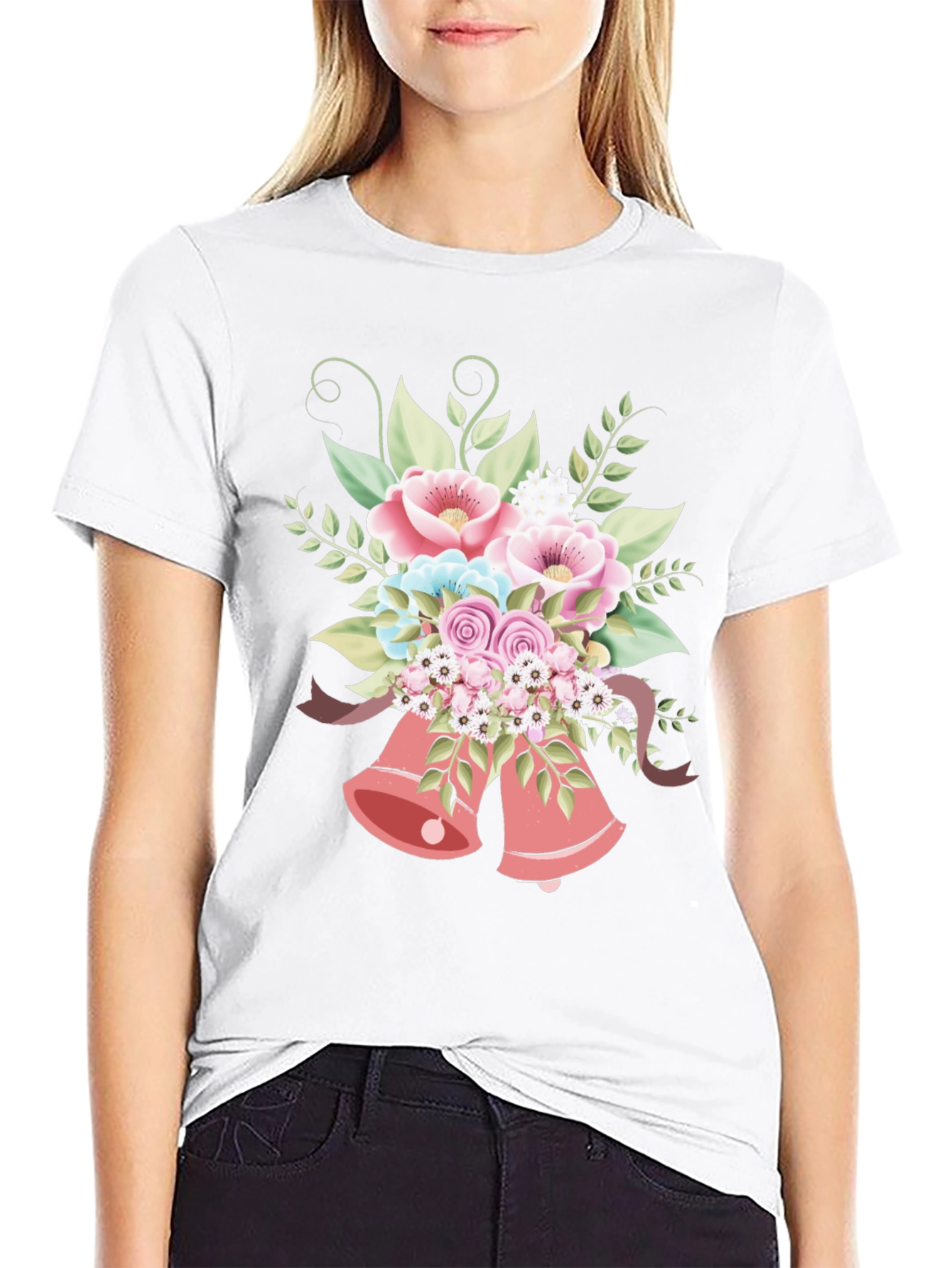 Floral Bells Graphic Tee
