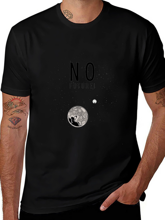 No Future Graphic Print T-Shirt