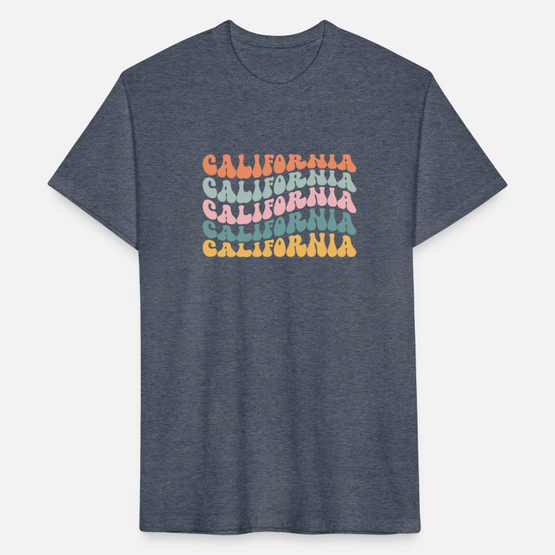 California State Californian Pride Groovy Retro