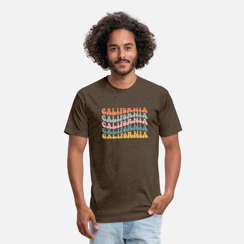 California State Californian Pride Groovy Retro
