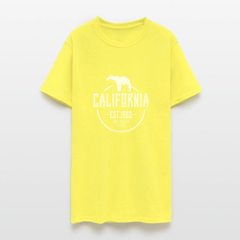 California The Golden State Est. 1850 Stylish Art