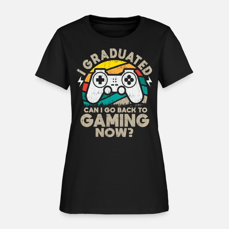 Can I Go Back To Gaming Funny Graduation Gamer