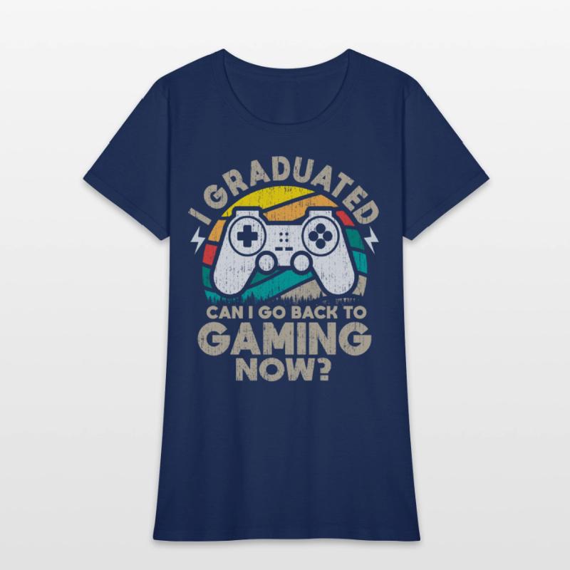 Can I Go Back To Gaming Funny Graduation Gamer