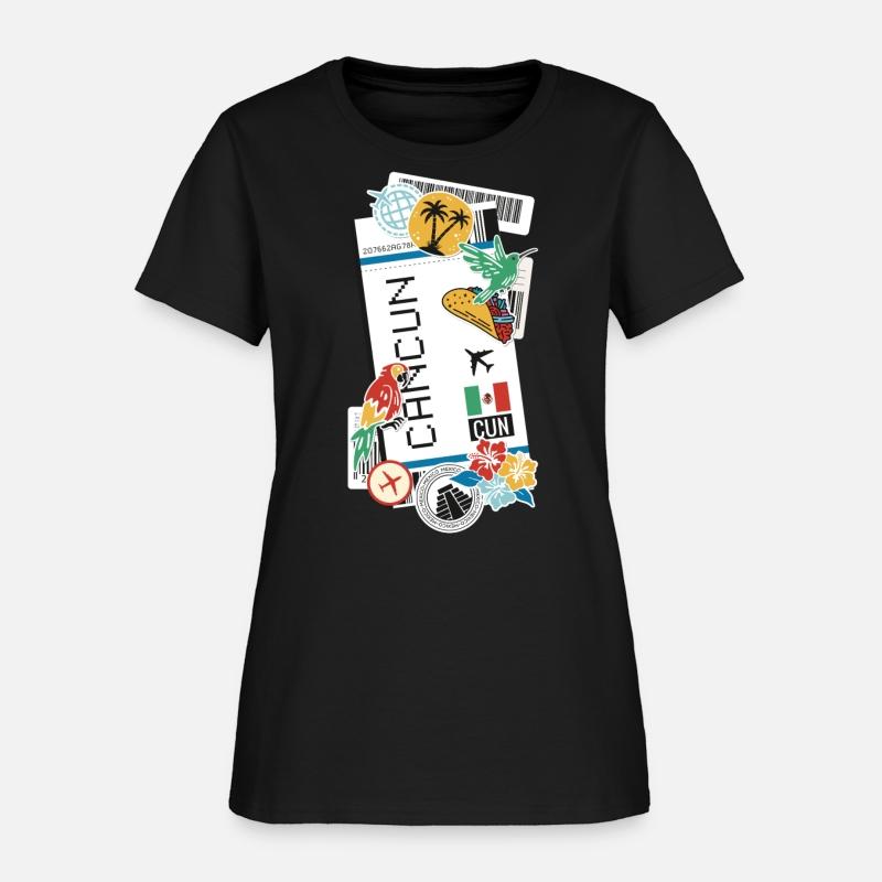 Cancun Air Ticket Boarding Pass Plane Mexico