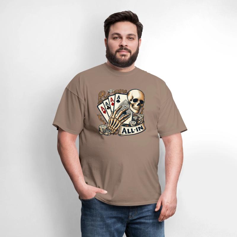 Casino Cards Gambling Skeleton Hand Gothic