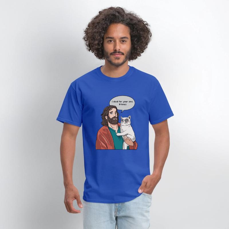 Cat as Jesus Humour for a Christian Cat Pet Lover